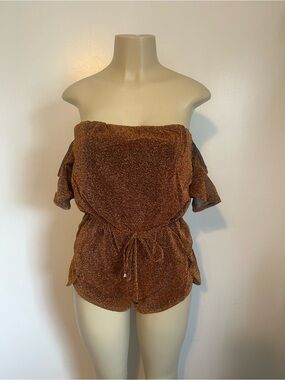 Essue Metallic Shimmer Romper